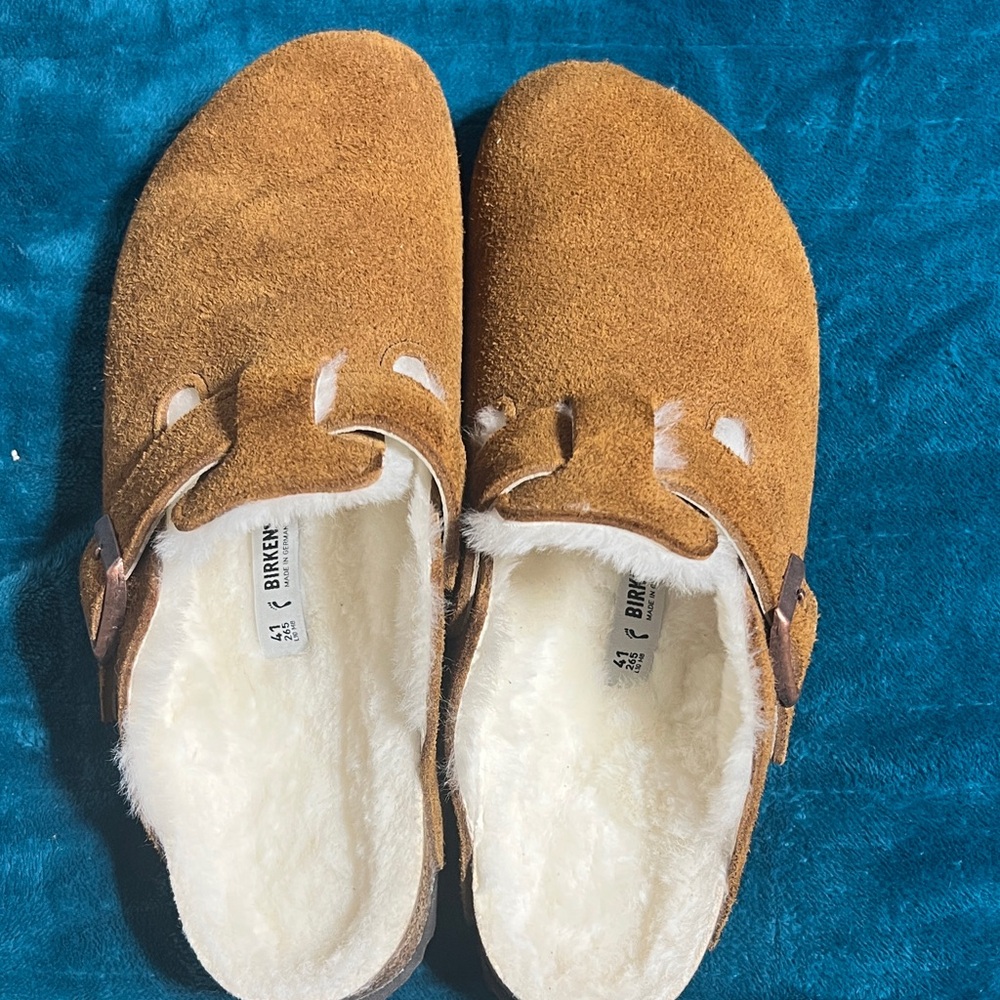 Birkenstock Boston Shearling Cognac sz41
